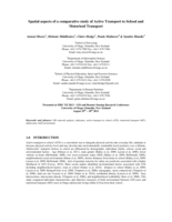 Spatial aspects of a comparative study of Active Transport to School and Motorized Transport