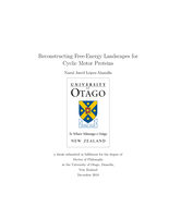 Reconstructing Free-Energy Landscapes For Cyclic Motor Proteins