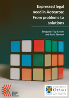 Expressed legal need in Aotearoa: From Problems to Solutions