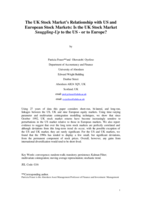 The UK stock market’s relationship with US and European stock markets: Is the UK stock market snuggling-up to the US - or to Europe?