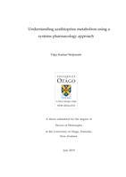 Understanding azathioprine metabolism using a systems pharmacology approach