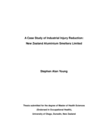 A Case Study of Industrial Injury Reduction: New Zealand Aluminium Smelters Limited