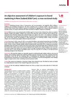 An objective assessment of children’s exposure to brand marketing in New Zealand (Kids’Cam): a cross-sectional study