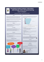 Developing medical students’ information skills through online self-paced learning