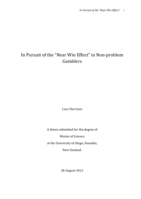 In Pursuit of the "Near Win Effect" in Non-problem Gamblers