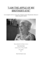 “I Am The Apple Of My Brother’s Eye” : An investigation into the evolving roles of Samoan women with particular reference to religion and gender relations