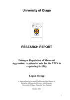 Estrogen Regulation of Maternal Aggression: A potential role for the VMN in regulating fertility