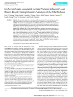Do Serum Urate-associated Genetic Variants Influence Gout Risk in People Taking Diuretics? Analysis of the UK Biobank