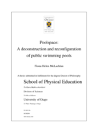 Poolspace: A deconstruction and reconfiguration of public swimming pools