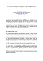 Lower Mekong Basin hydropower development and the trade-off between the traditional and modern sectors: ‘Out with the old, in with the new’