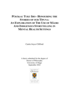 Pūrākau tuku iho - honoring the stories of our tipūna: An exploration of the use of Māori and indigenous storytelling in mental health settings