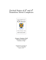 Excited States of d6 and d8 Transition Metal Complexes