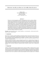 Opening the Black Box of AutoML Grid Search