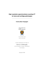 High resolution spectral photon-counting CT for bone and cartilage pathologies