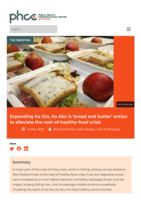 Expanding Ka Ora, Ka Ako is ‘bread and butter’ action to alleviate the cost-of-healthy-food crisis