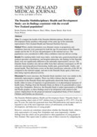 The Dunedin Multidisciplinary Health and Development Study: are its findings consistent with the overall New Zealand population?