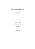 Where is R2P grounded in International law?