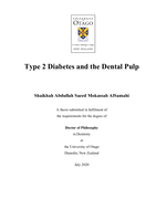 Type 2 diabetes and the dental pulp