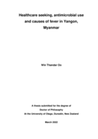Healthcare seeking, antimicrobial use and causes of fever in Yangon, Myanmar