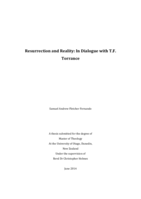 Resurrection and Reality: In Dialogue with T.F. Torrance