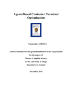 Agent-Based Container Terminal Optimisation