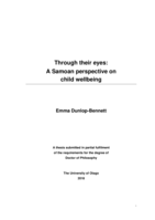 Through their eyes:  A Samoan perspective on child wellbeing