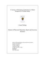 A Journey to Belonging: Explorations of Māori Perspectives of Water Safety