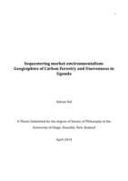 Sequestering Market Environmentalism: Geographies of Carbon Forestry and Unevenness in Uganda