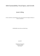 Debt Sustainability, Fiscal Space, and Growth