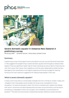 Severe domestic squalor in Aotearoa New Zealand: A preliminary survey