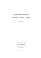 Deep generative models for transductive transfer learning