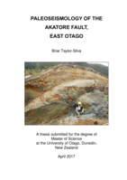 Paleoseismology of the Akatore Fault, East Otago