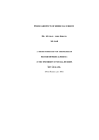 Inner Ear Effects of Middle Ear Surgery