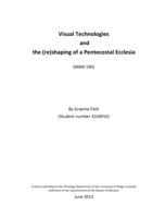 Visual Technologies  and  the (re)shaping of a Pentecostal Ecclesia
