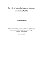 The role of microglia in polycystic ovary syndrome (PCOS)