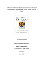Self Harm in New Zealand: Perspectives on Hospital Presentations and National Trends Across the Lifespan