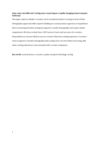 Same same, but different? Cycling and e-scootering in a rapidly changing urban transport landscape