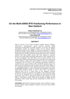 On the Multi-GNSS RTK Positioning Performance in New Zealand