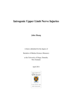 Iatrogenic Upper Limb Nerve Injuries
