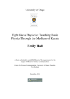 Fight like a Physicist: Teaching Basic Physics Through the Medium of Karate