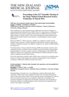 Proceedings of the 221st Otago Medical School Research Society Meeting -  OPMS Speakers Clinical Awards; 26 Mar 2014