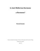 Is Anti-Müllerian Hormone a Hormone?