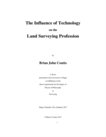 The Influence of Technology on the Land Surveying Profession