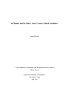 Of Beauty and Its Other: Janet Frame's Ethical Aesthetics