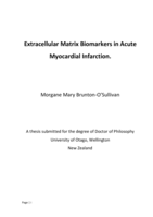 Extracellular matrix biomarkers in acute myocardial infarction