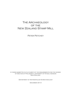 The Archaeology of the New Zealand Stamp Mill