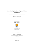 Bone-related applications of spectral photon counting CT