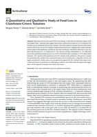 A Quantitative and Qualitative Study of Food Loss in Glasshouse-Grown Tomatoes
