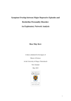 Symptom overlap between Major Depressive Episodes and Borderline Personality Disorder:  An exploratory network analysis