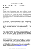 The Case Against Euthanasia and Assisted Suicide